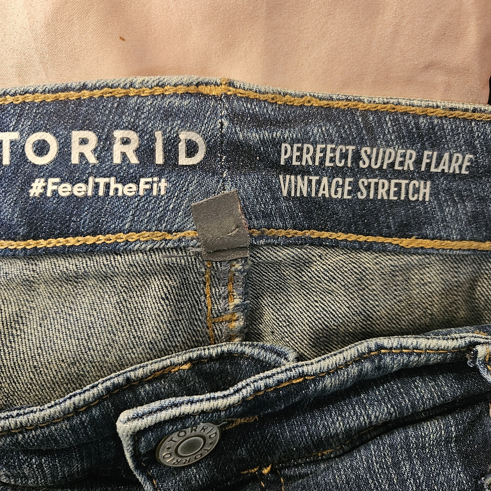 Torrid Vintage Stretch Super Flare Jeans
